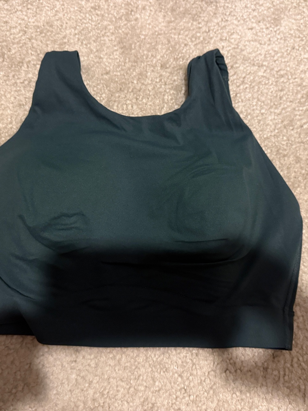 Soma high neck yoga bra in Dark Everglades — Women's Seamless Active Top